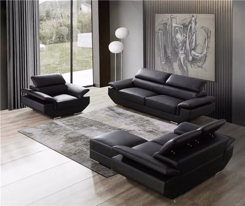 Multifunktions Sofagarnitur 3+1+1 Sitzer Set Design Sofa Polster Couchen Couch