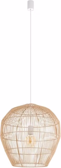 Lampada a sospensione in bambù Haiti M E27 25W Nowodvorski