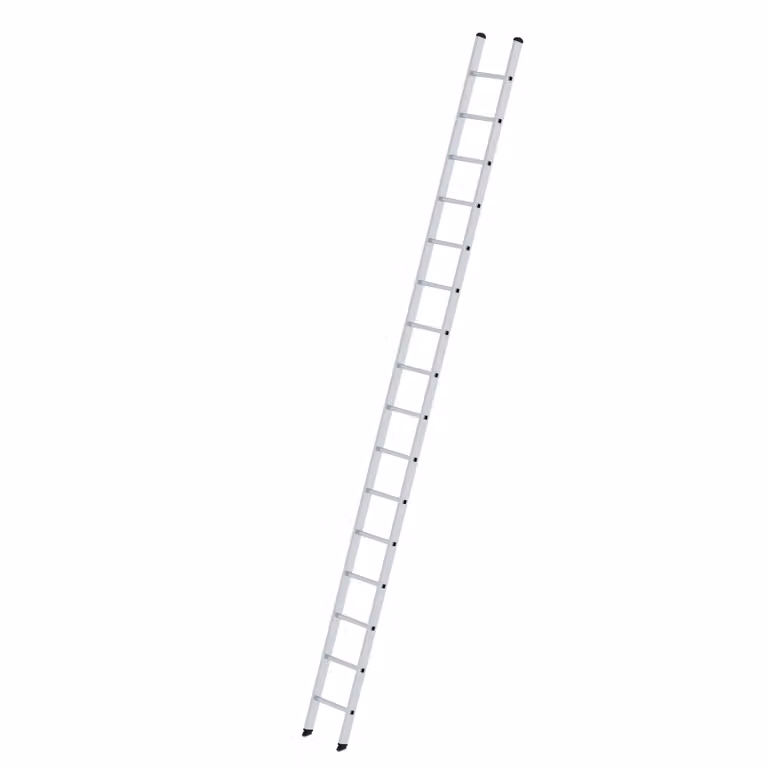 Scala singola Günzb. in alluminio 16 pioli lunghezza 4,70 mtr