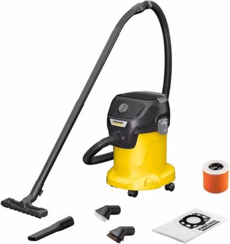 Kärcher KWD3 V-17/4/20 aspirapolvere multiuso (umido/secco) incl. Kit spazzole Suc. Kit spazzole