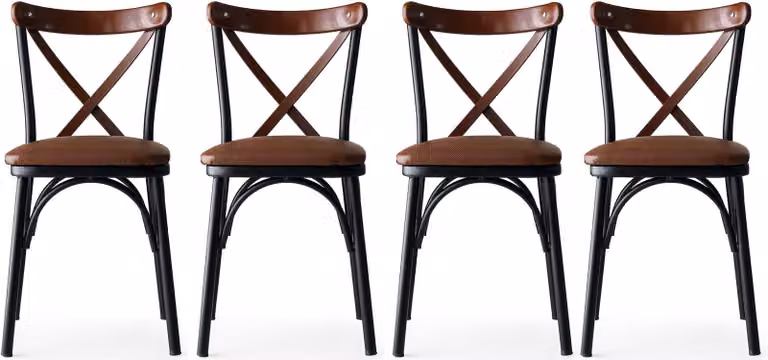 Skye Decor, Ekol-Ekol DEC, Braun: sedie da ufficio, dimensioni 84x42x42 cm, struttura: 100% metallo