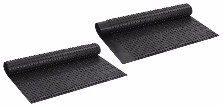 Foglio di drenaggio stampato 2 pcs Nero 1 x 20 m HDPE