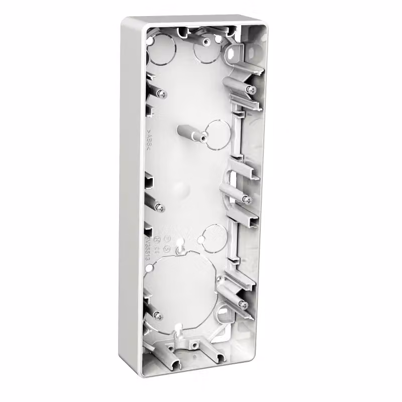 Scatola da incasso Elso, a 3 moduli, altezza 35 mm, Exxact bianco WDE002363