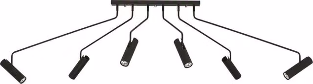 Lampadario Nowodvorski Eye Super nero 6xGU10 LED 6505