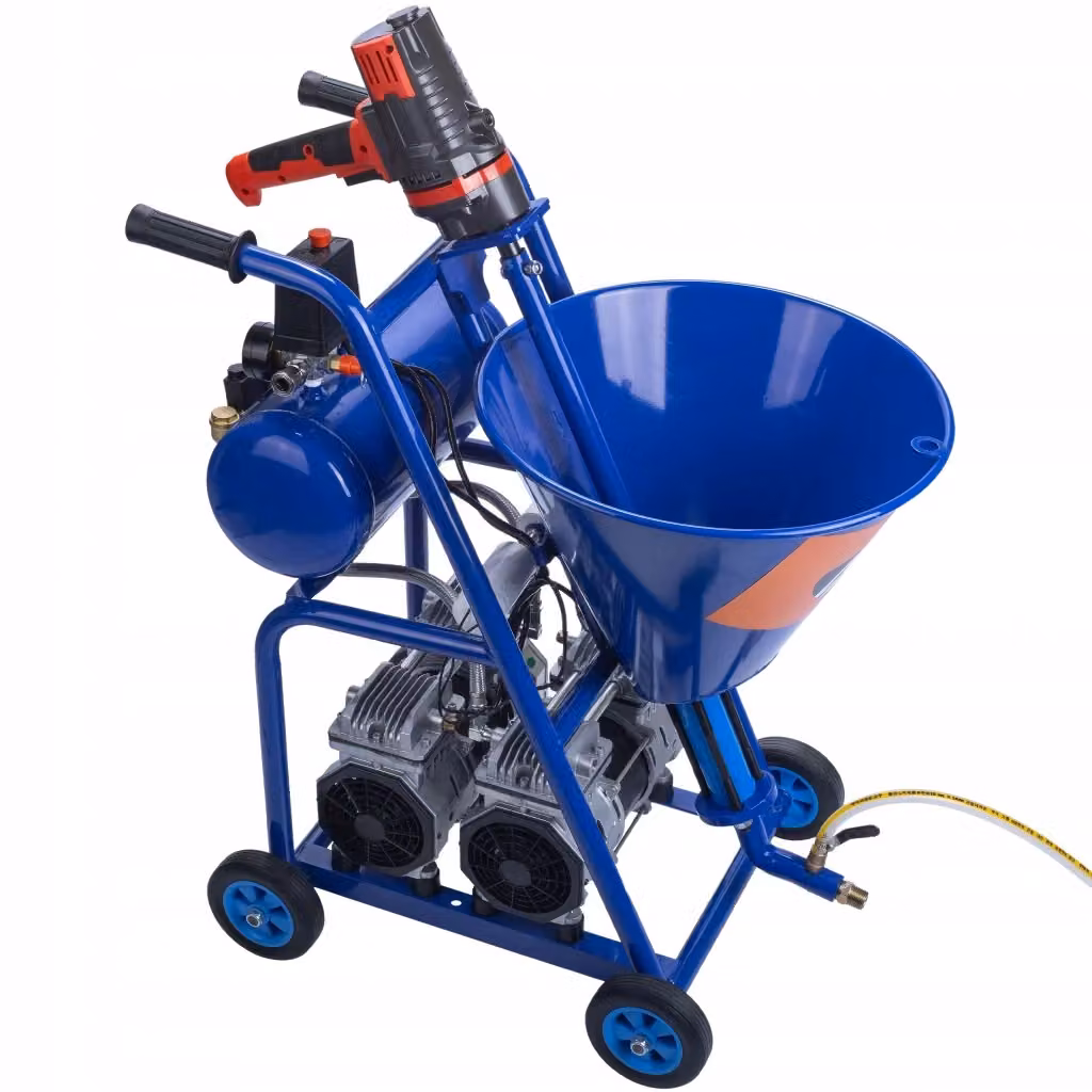Agitatore per Intonaco Rosfix Blue Dragon BD57 Airless Blu con Filtro Aria, 3 Ugelli e Tubo da 10m – 2