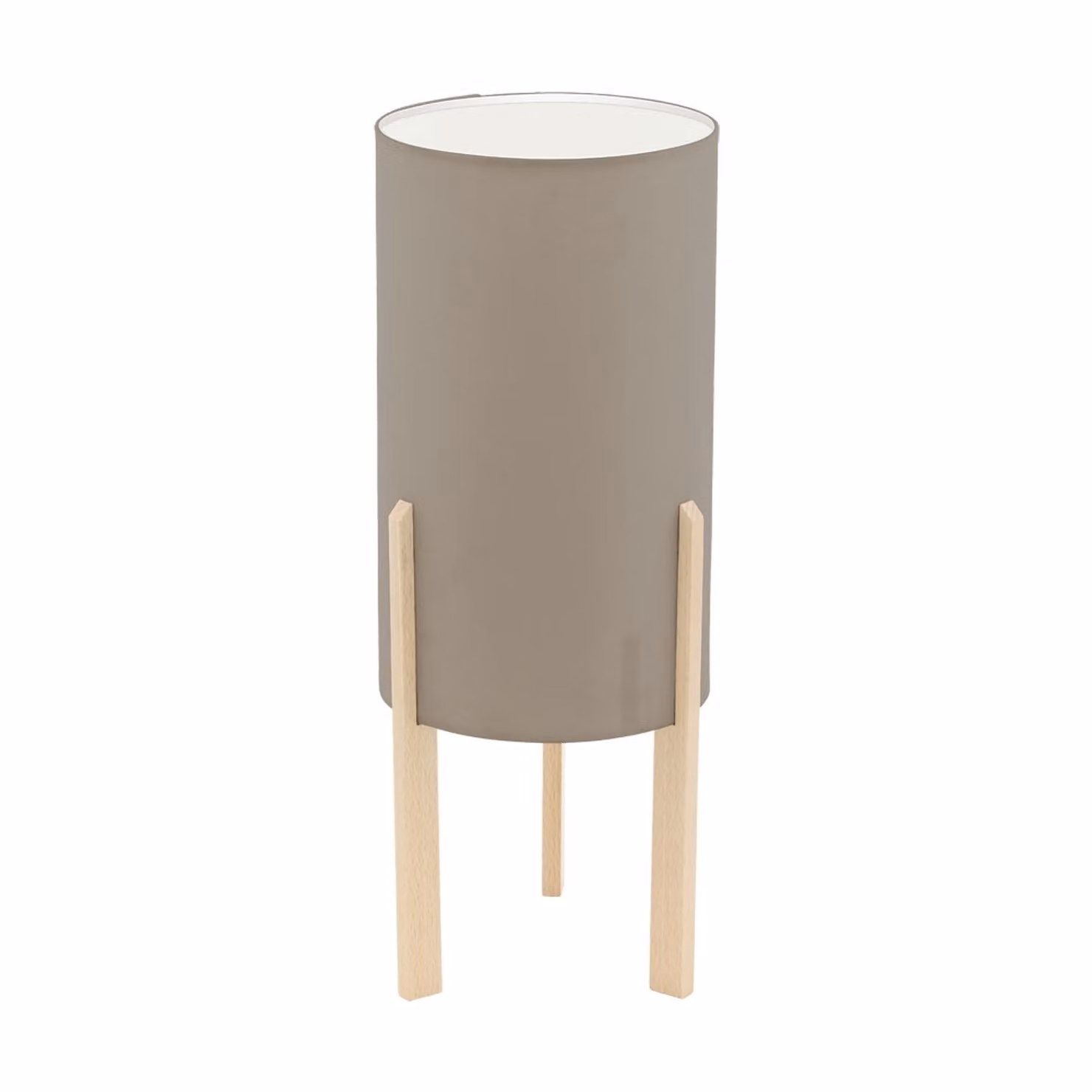 Lampada da tavolo Campodino 40cm acero, tortora Eglo 97893