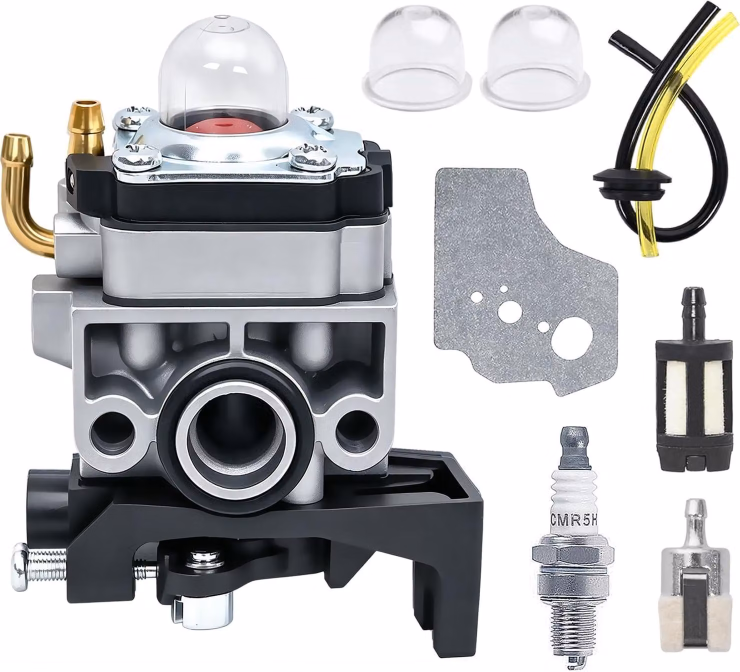SolidKeus - Kit carburatore per tosaerba e soffiatore, 8 in 1