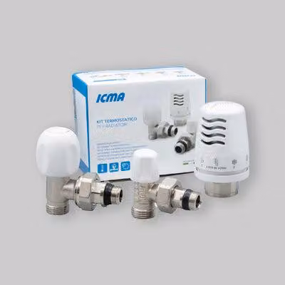 Kit Termostatico A Squadra "Tulipano" Icma 1/2"