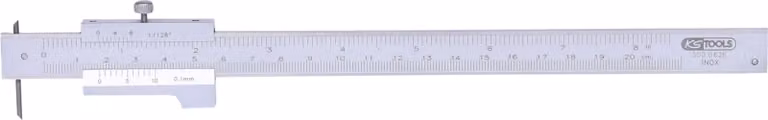 KS TOOLS Universalstreichmaß mit Anschlagrolle, 200mm (300.0626)