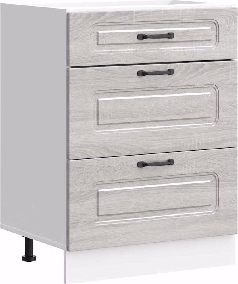 Base da Cucina Kalmar Grigio Sonoma in Legno Multistrato