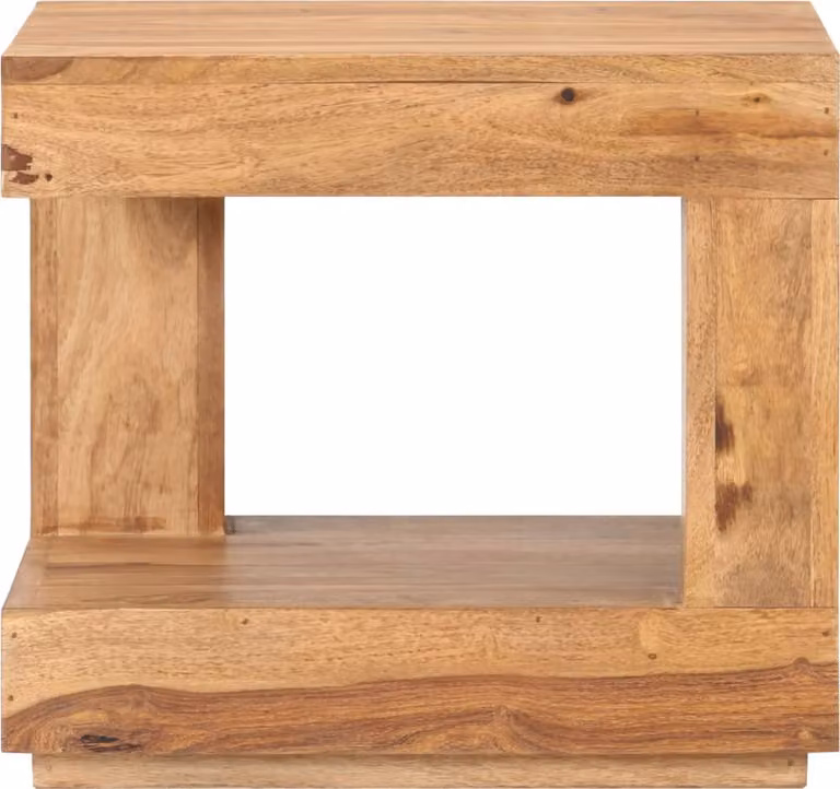 vidaXL Tavolino 45x45x40 cm in legno massiccio di acacia