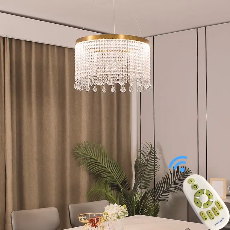 Lampada a sospensione a LED Plafoniera 2022-500 Lampada con telecomando Colore della luce/luminosità regolabile dimmerabile Luce LED da soggiorno Lampada da soffitto Plafoniera a LED