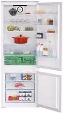 Frigorifero combinato da incasso Beko BCSE400E40SN bianco con tecnologia HarvestFresh, capacità 400 L, classe energetica E, H 194 cm, L 75 cm, P 60 cm