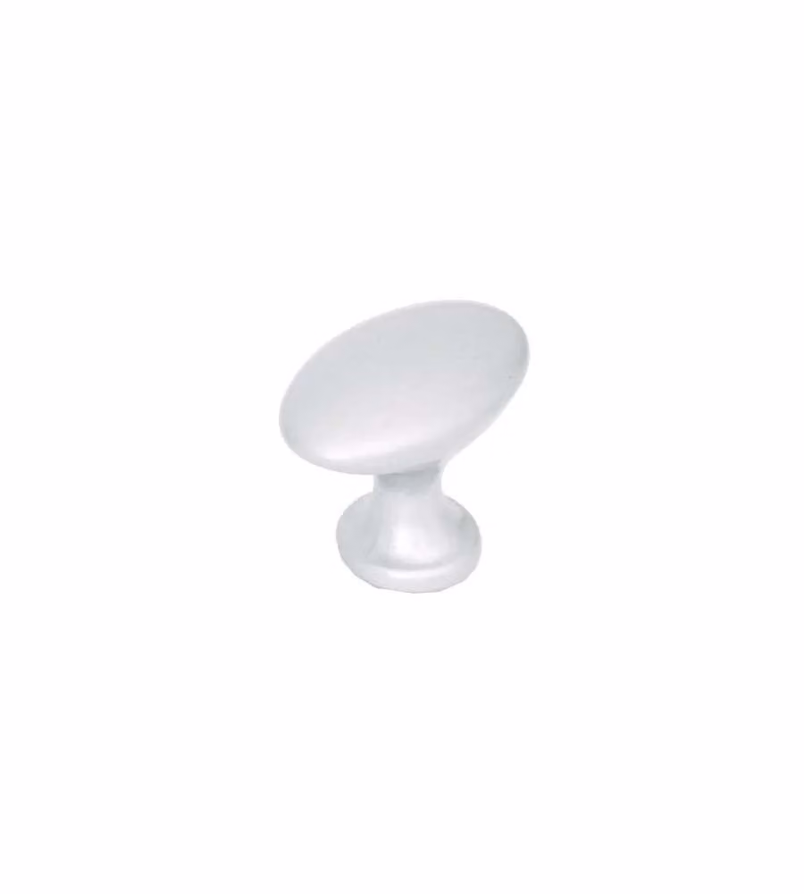 Pomolo Ovale Laccato Grigio Mm.20X33