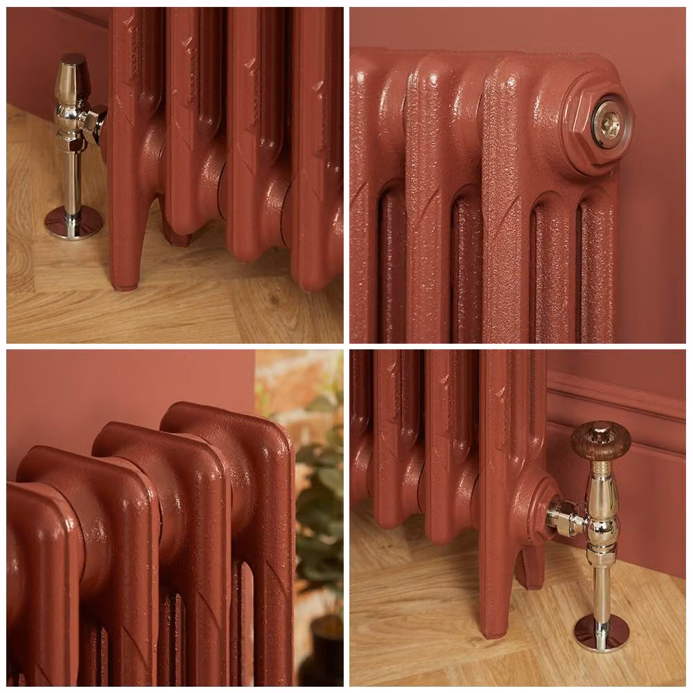 Radiatore Ghisa 3 Colonne Rosso Mattone 560x263mm