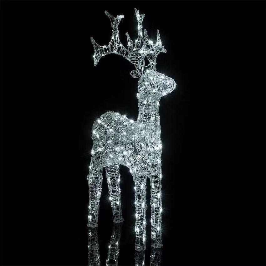 Luci natalizie, bassa tensione, luce bianca fredda, 75 cm