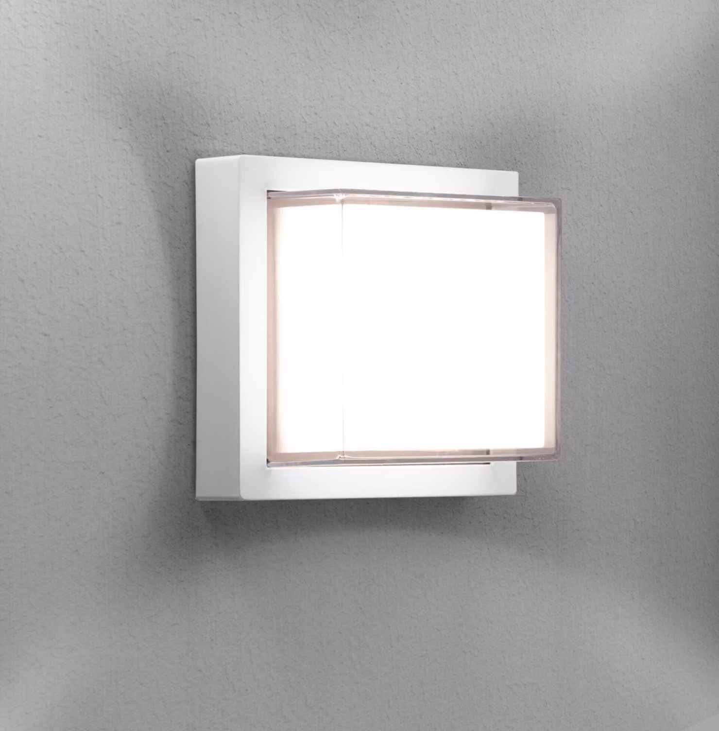CENTURY PURA, lampada da esterno a LED, quadrata, bianca, 10 W, 4000 K, IP65