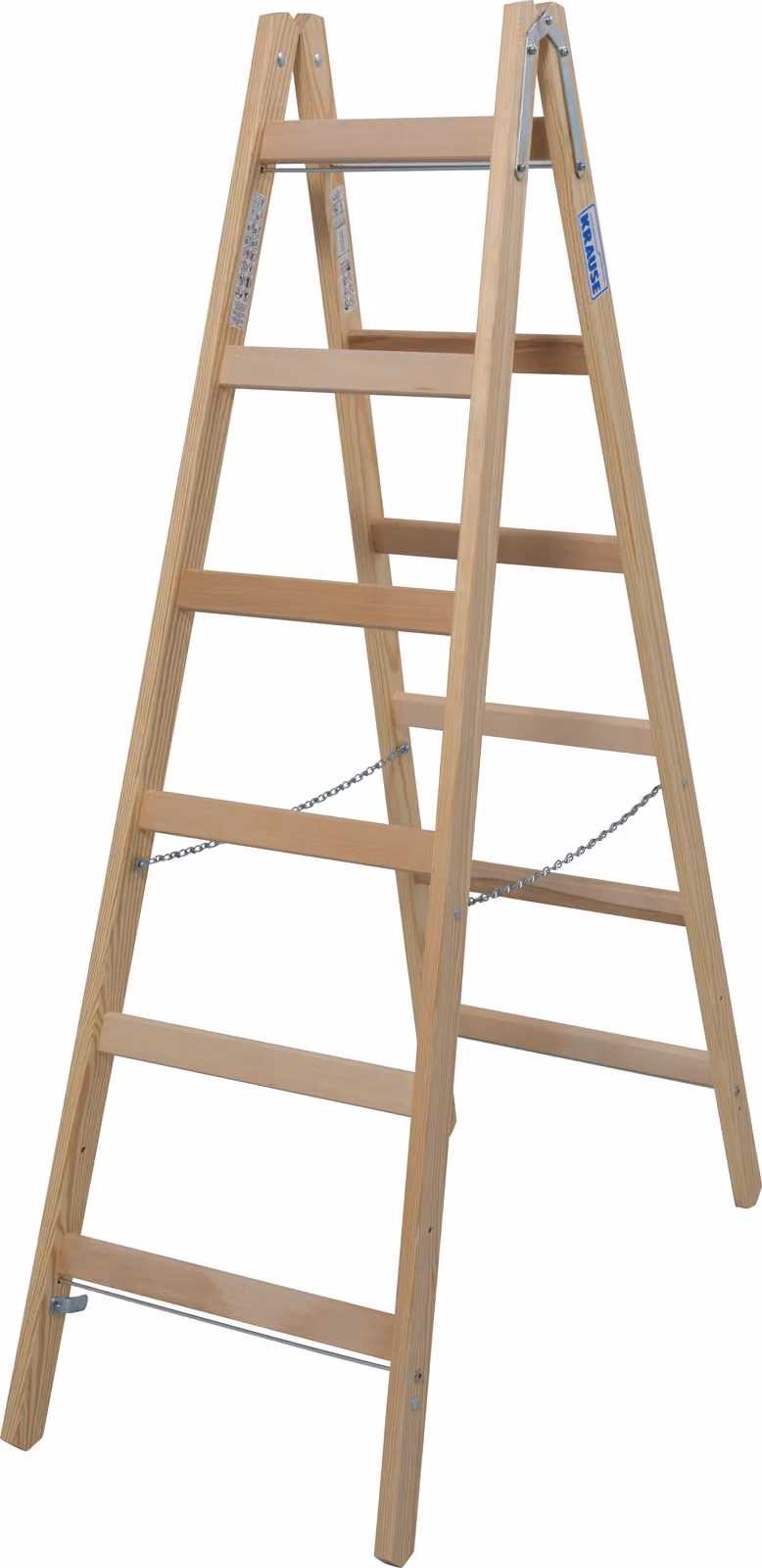 KRAUSE 170088 Spro.Doppelleiter 2x6 Sp.Holz
