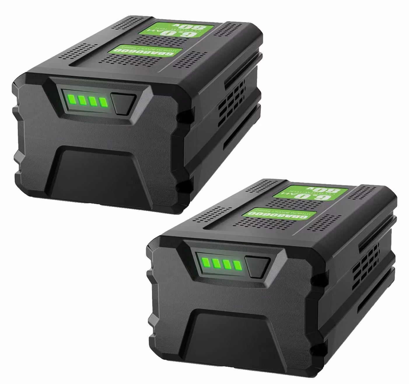 Batteria di ricambio, capacità 6000mAh, compatibile con GBA80600 e GBA80200, 2Pack 6000mAh