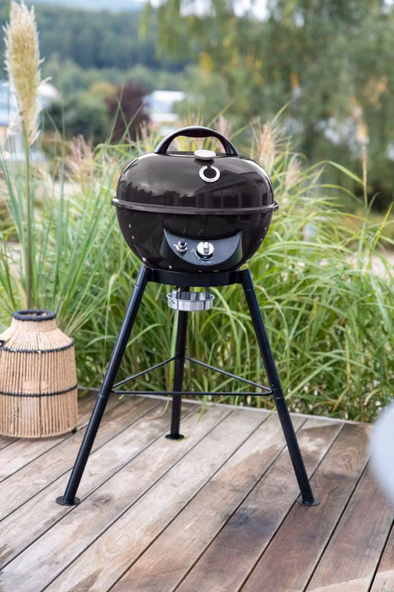 Barbecue a gas Outdoorchef City 420 G, modello a sfera, cod. art. 18.129.05, nero