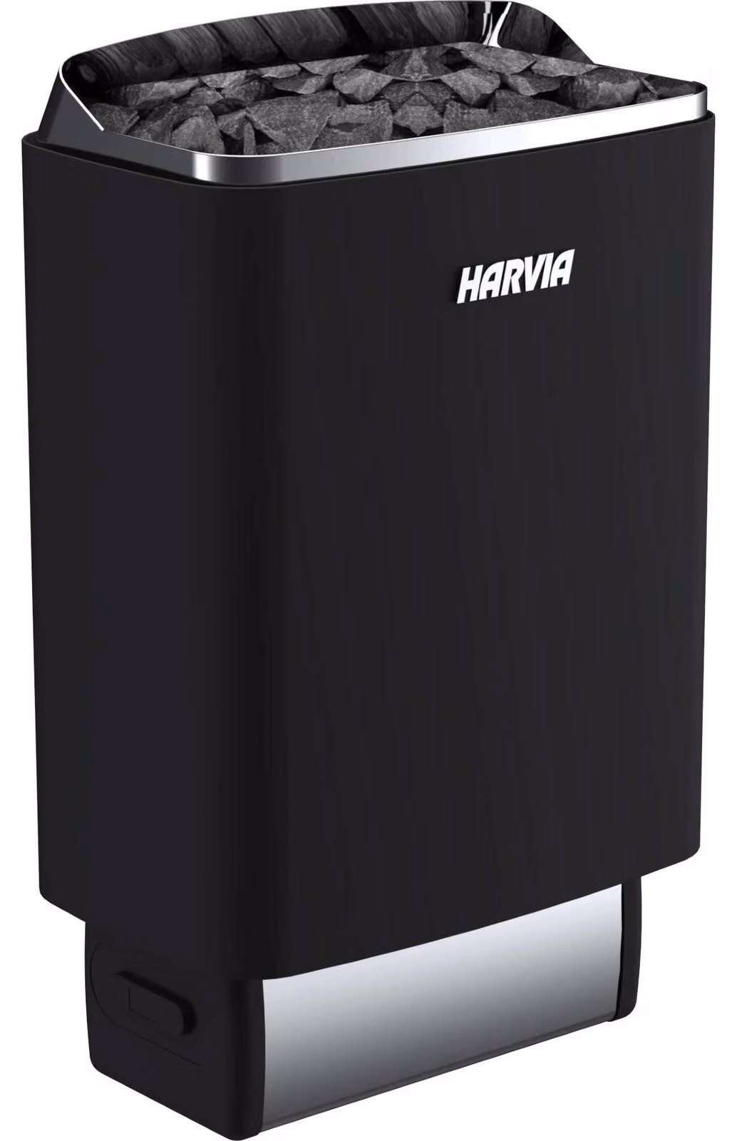 Stufe per sauna Harvia Top Steel Black 6,0 kW | richiede un sistema di controllo separato | HME600400BX