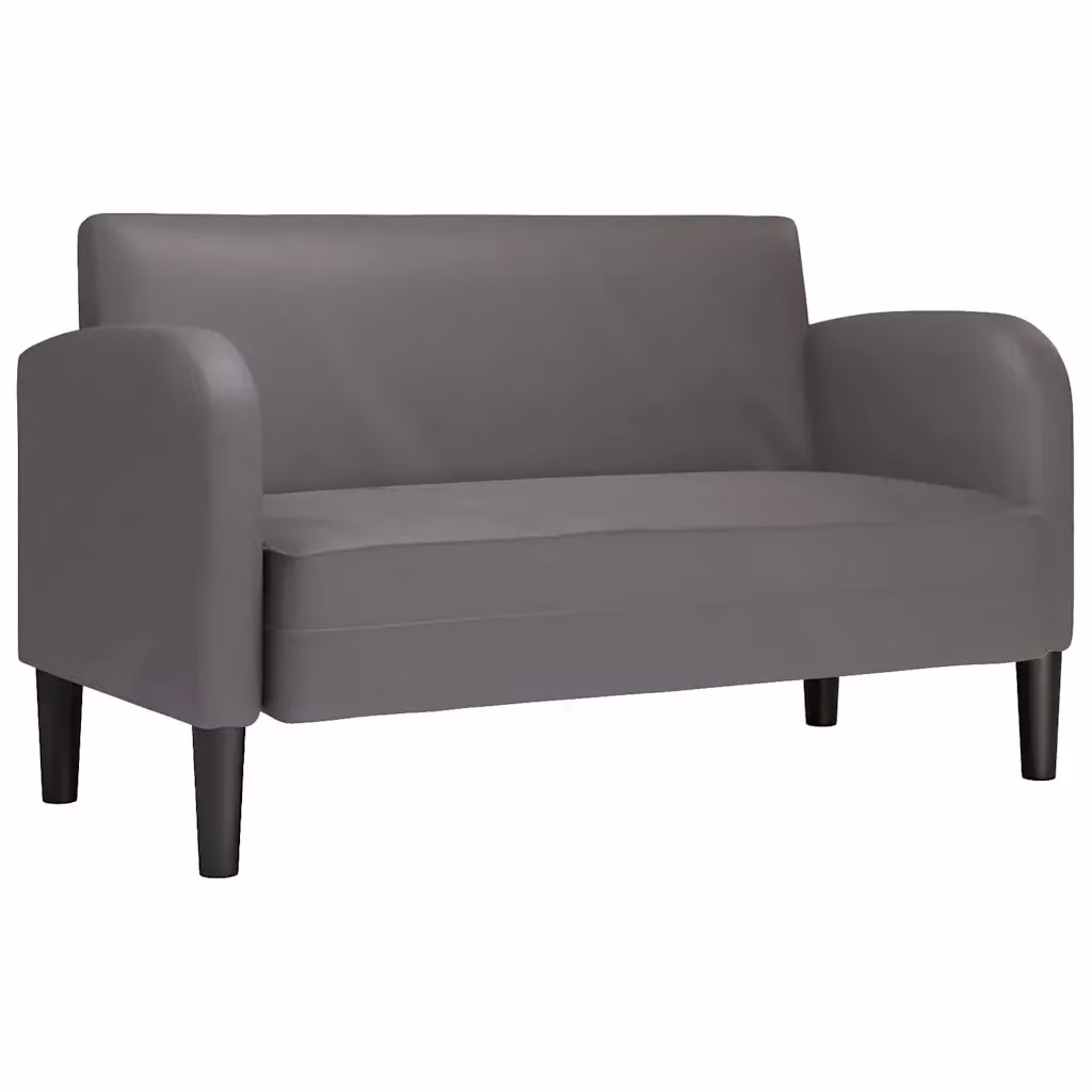 Divanetto moderno vidaXL grigio per soggiorno L: 124 cm, P: 70 cm, H: 67 cm – 2