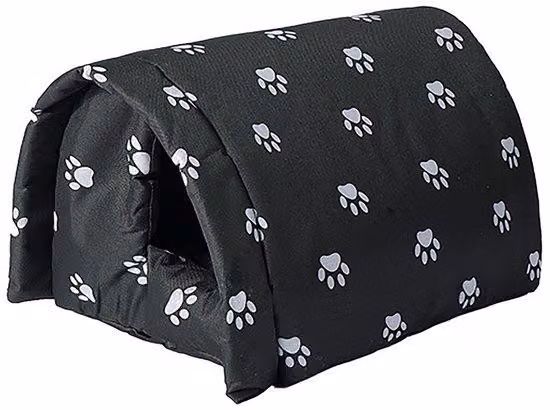 Casetta per gatti resistente all'inverno, impermeabile e termoresistente - Casetta da esterno per gatti per il benessere degli animali - 42 x 31 x 28 cm