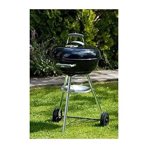 Barbecue a carbonella Weber Compact Kettle nero, Diametro: 47 cm, Altezza: 88 cm – 2
