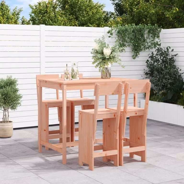 Maison Exclusive - Set da giardino da 5 pezzi in legno massello di douglasia