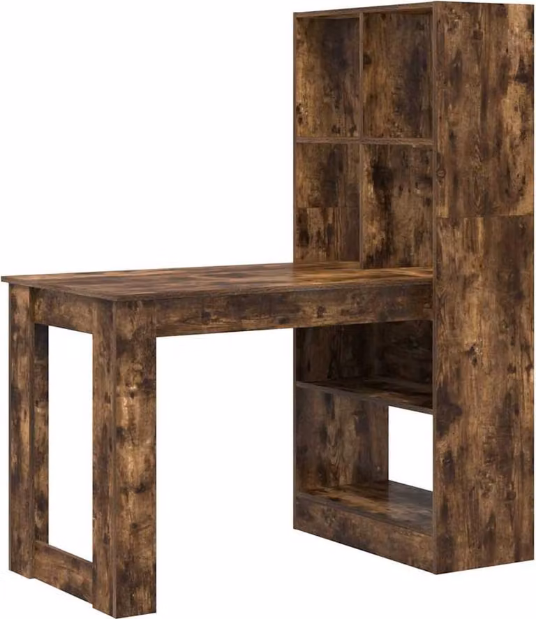 Scrivania Rovere fumé 122 x 67 x 145 cm Legno multistrato
