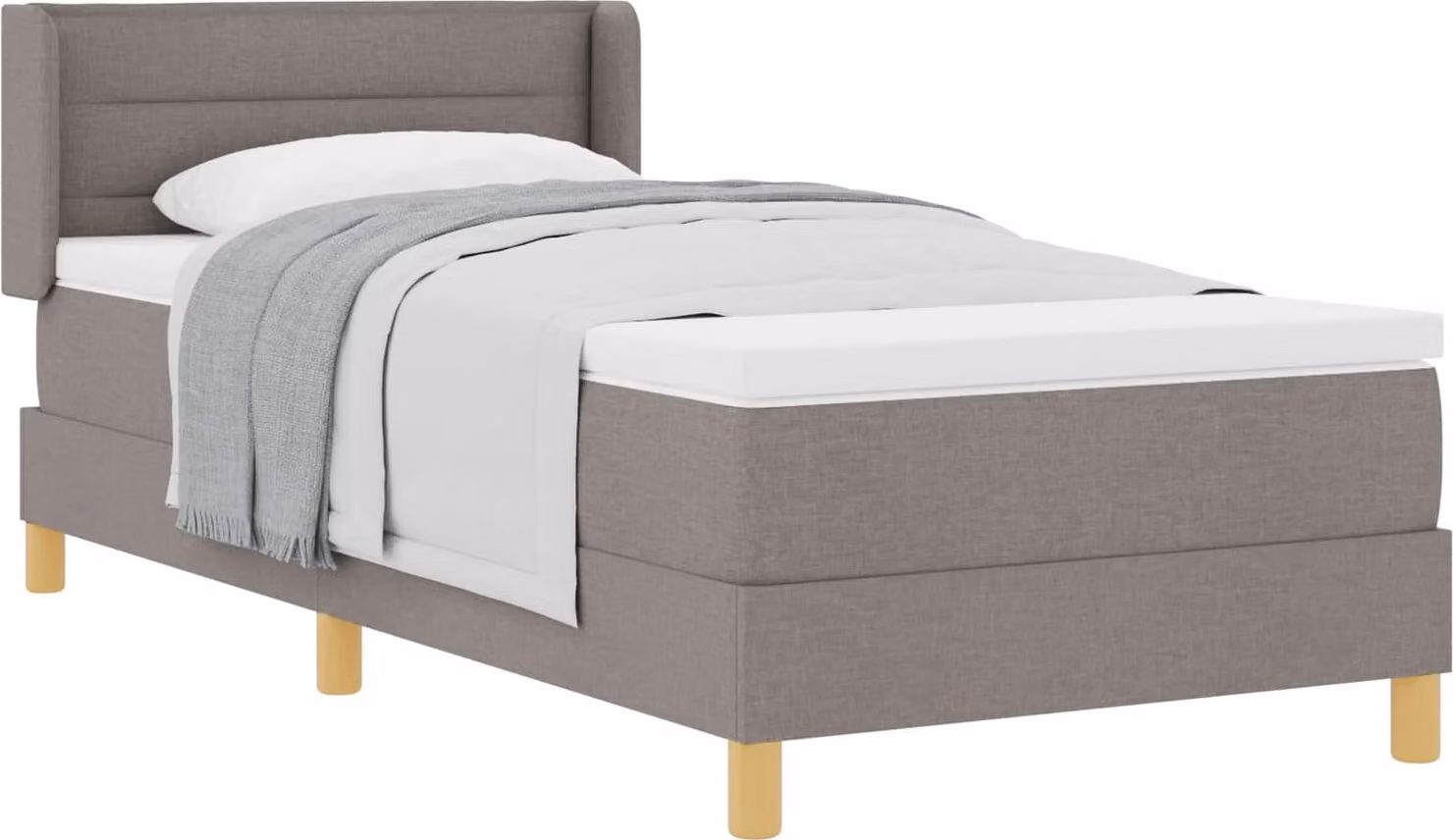 Letto a molle con materasso Talpa 200 x 90 cm Tessuto