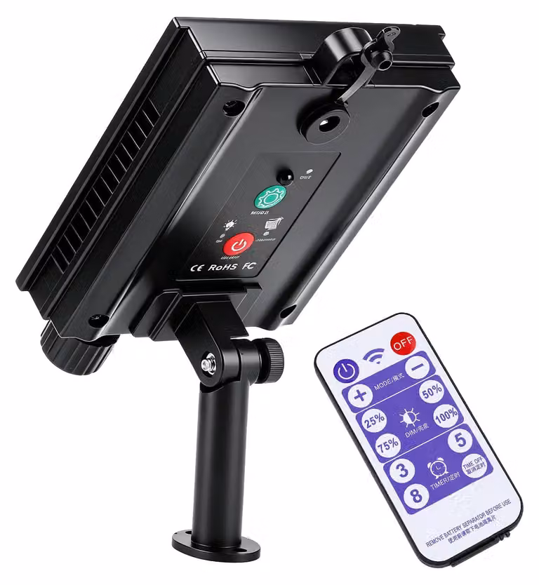 Centralina di controllo per catene luminose solari, grado di protezione IP65, 8 modalità, con telecomando, 3V