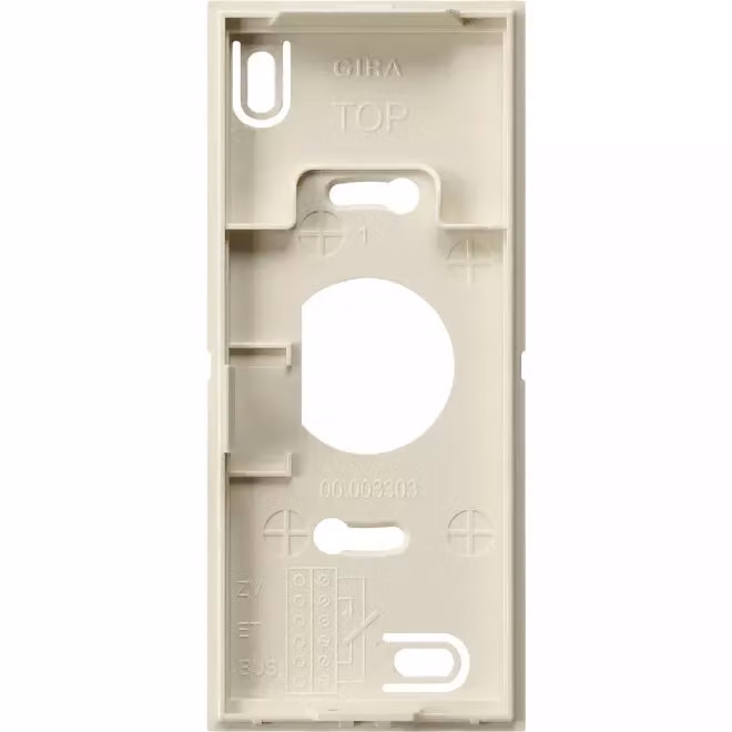 Piastra di montaggio per stazione domestica Video AP System 55, bianco crema 851001