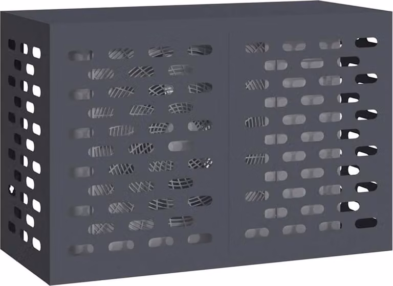 Copertura per condizionatore d'aria Antracite 90 x 40 x 60 cm