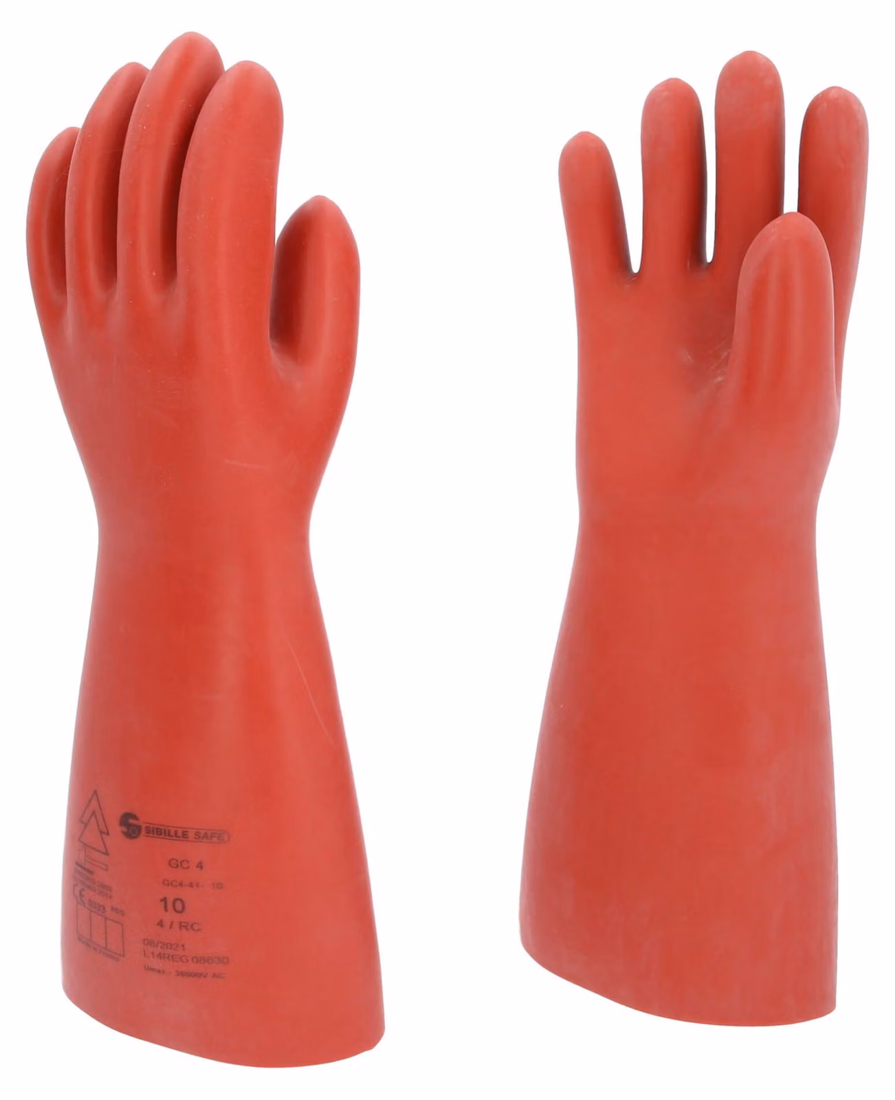 KS TOOLS Guanto di protezione per elettricisti con protezione meccanica taglia 10 classe 4 rosso - 117.0081