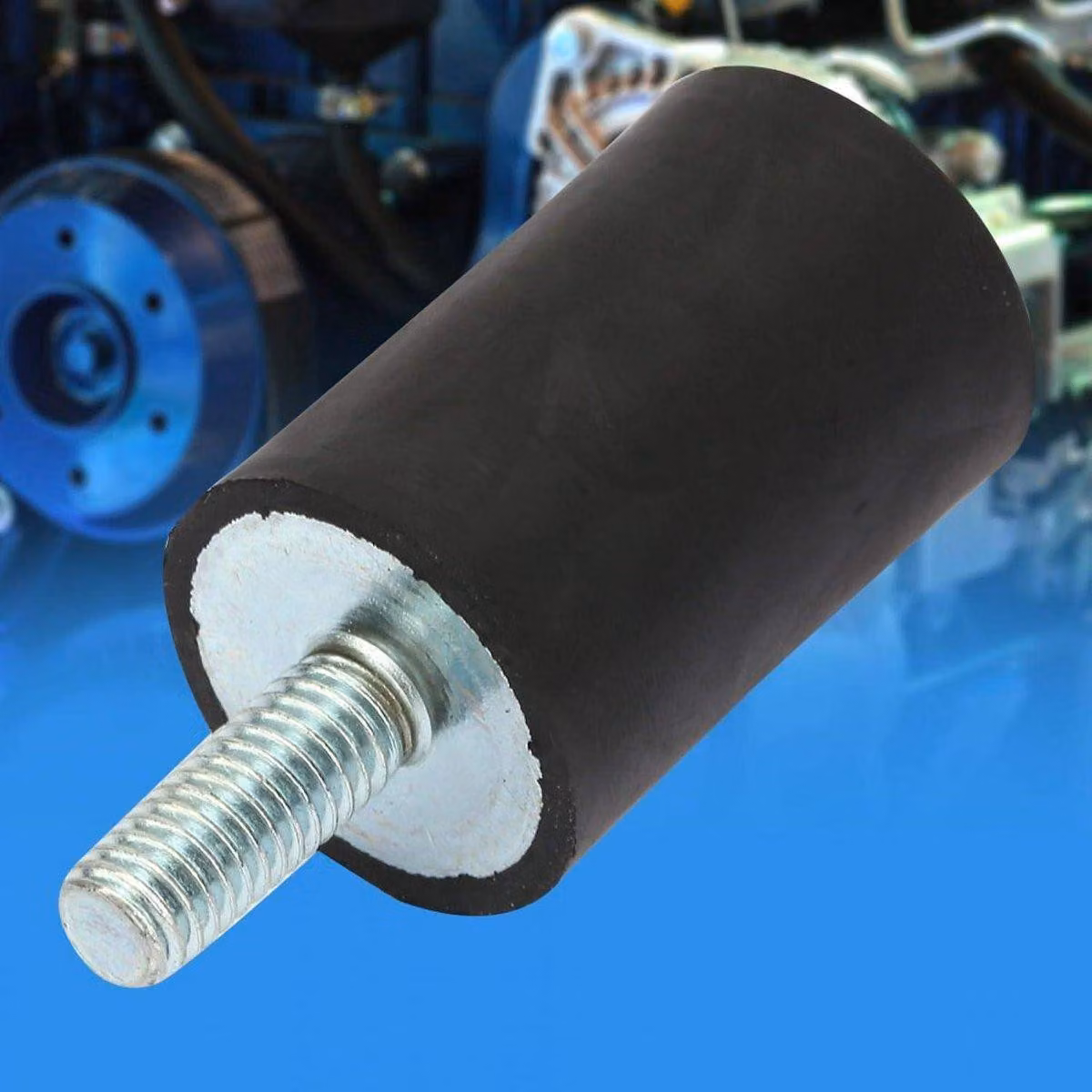 Supporti in gomma antivibranti, confezione da 4 pezzi, con filettature M3, M5 e M6. Ideali per l'uso in auto e imbarcazioni. Inclusi silentblock (VD20 x 30 e M6 x 18).