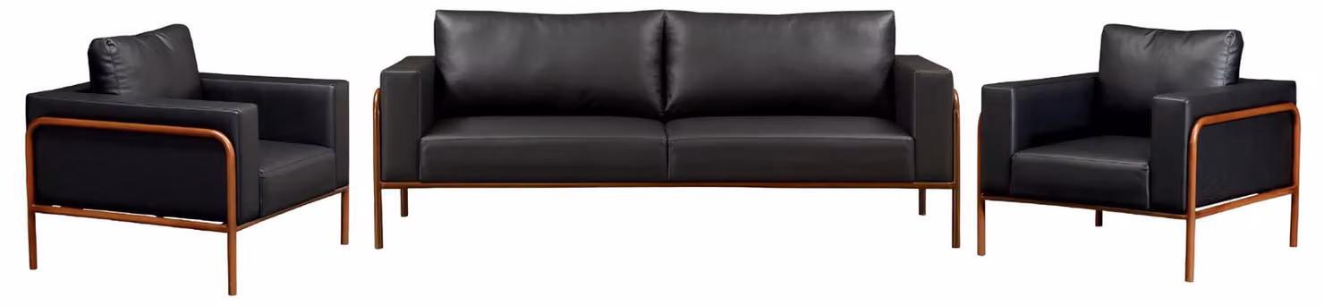 Set Luxus Möbel Sofagarnitur Couch Sofa Polster 3+1+1 Sitzer Sessel Wohnzimmer