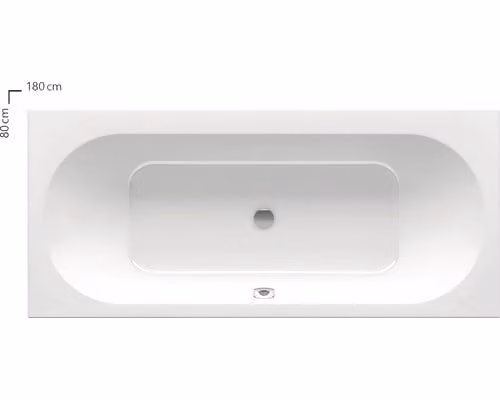 RAVAK CITY SLIM 180x80 cm bianco neve