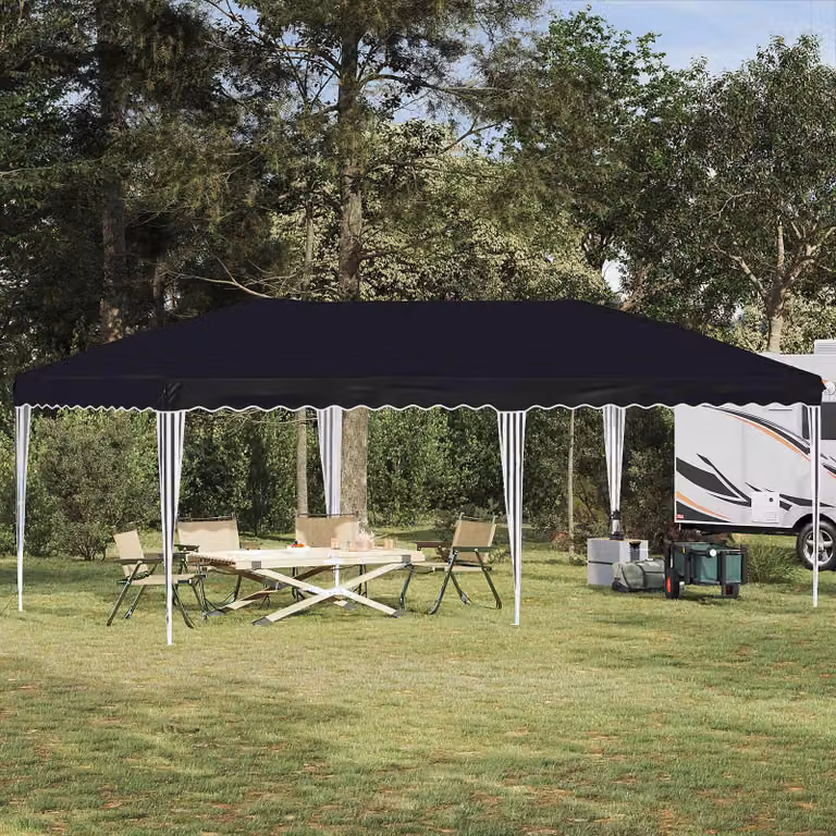 Maison Exclusive - Tenda pop-up per eventi, dimensioni 575 x 290 x 245 cm, colore antracite