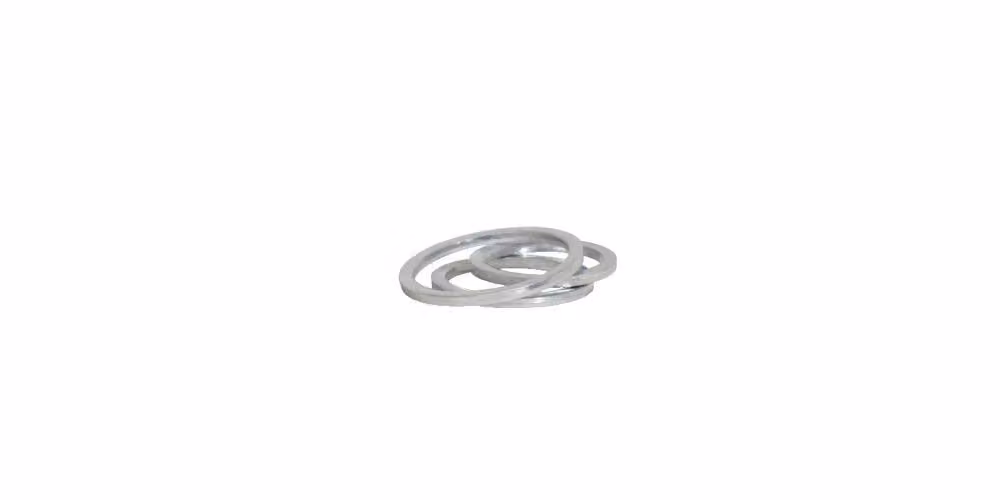 KS TOOLS Guarnizioni in alluminio per tappi di scarico olio M22, confezione da 25 - 150.1498