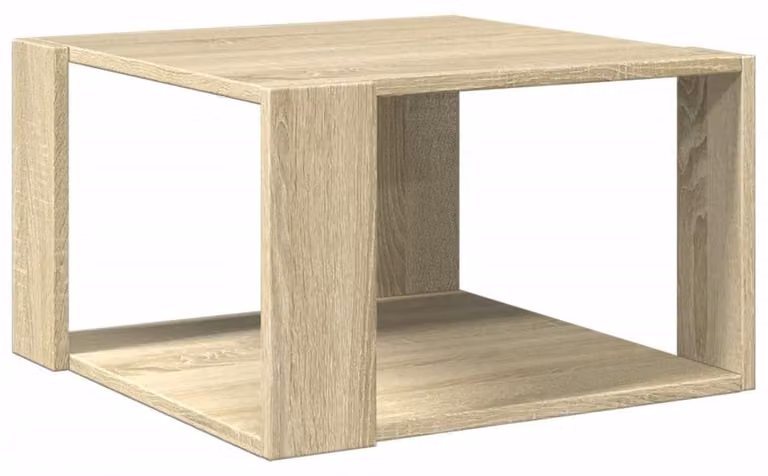 Tavolino da salotto moderno in legno con spazio contenitivo