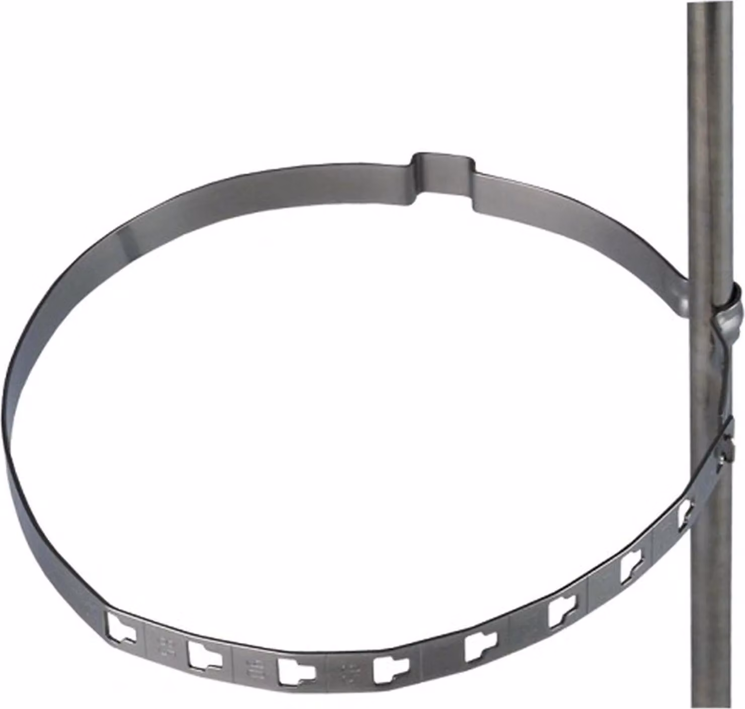 Supporto per cavi DEHN, diametro 8 mm, NIRO, per tubi pluviali, diametro 80-120 mm, 1 pezzo.