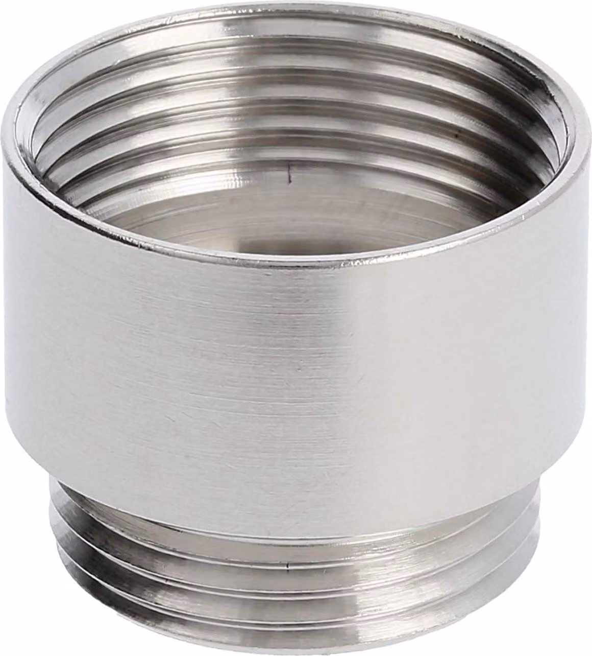 WISKA Espansione PG/PG da PG13,5x1,41 a PG16x1,41 MER-13/16 tondo ottone (CuZn) nichelato Filettatura di collegamento 6,5 mm -