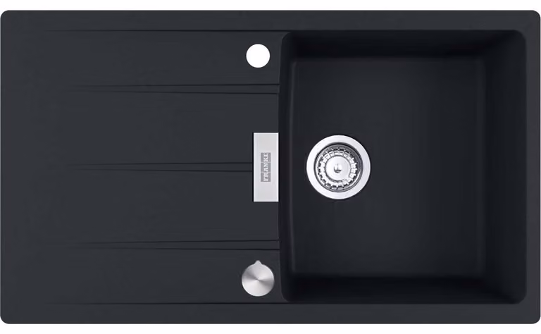 Lavello da incasso Franke Centro CNG 611-86 Fragranit Nero Opaco