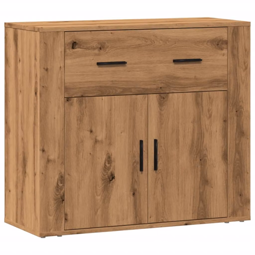 Credenza Rovere Artigianale 80x33x70 cm in Truciolato