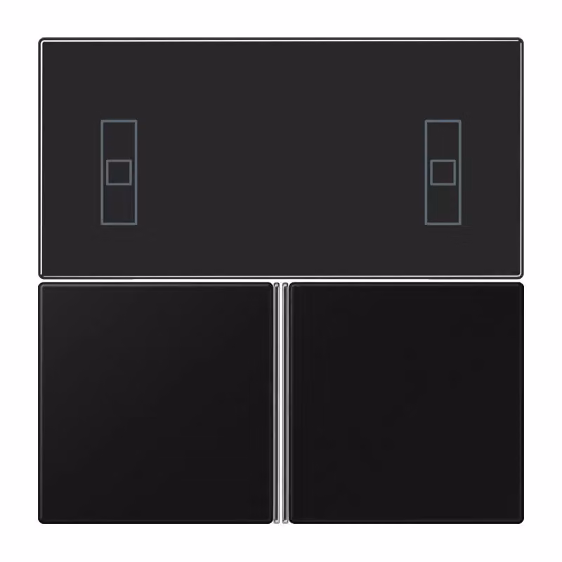 Tastiera Jung a 3 gruppi, controller ambiente F40, serie LS, nero grafite opaco LS4093TSASWM
