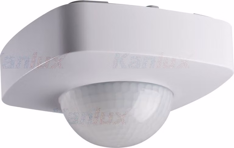 Rivelatore di movimento PIR crepuscolare SENTO 10m bianco Kanlux 26820