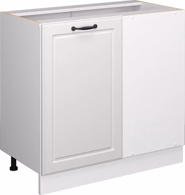 Mobile ad angolo cucina Vicco R-Line Bianco rustico, L: 86 cm