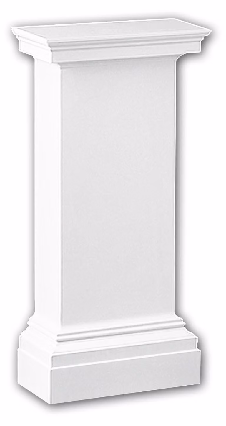 Piedistallo a mezza colonna Profhome 118001 stile neoclassico