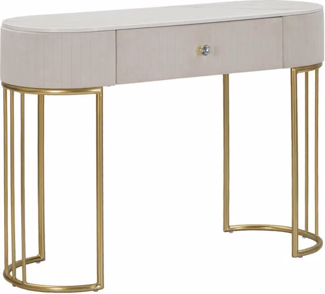Console Montpellier Crema 100x40x75 cm in Ferro Legno